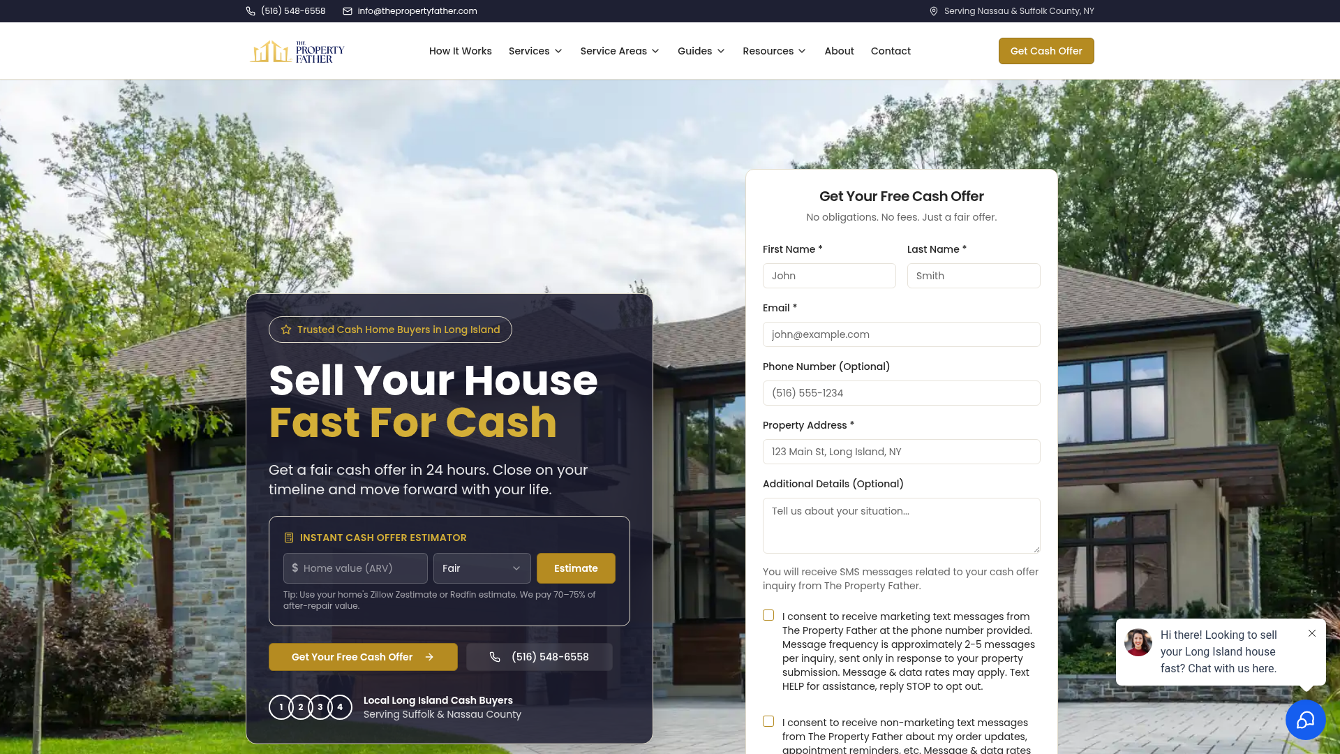 The Property Father website screenshot